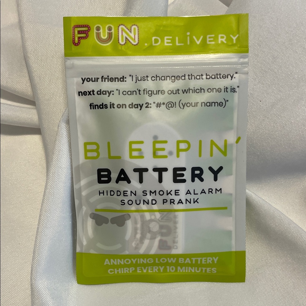 Fun Delivery Bleepin' Battery Prank